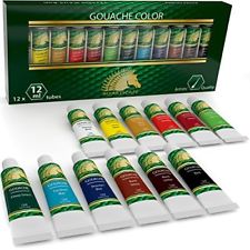225x225 Phoenix Quality Watercolor Paint 12 Colors Set Of 12ml Tube For