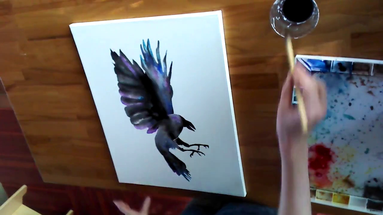 1280x720 Set Of 3 Spirit Animal Paintings. Octopus