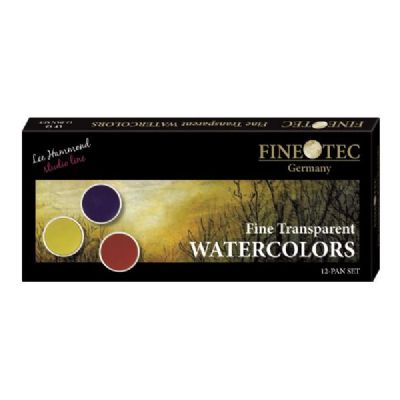 400x400 Watercolor Paint Transparent 12 Color Set