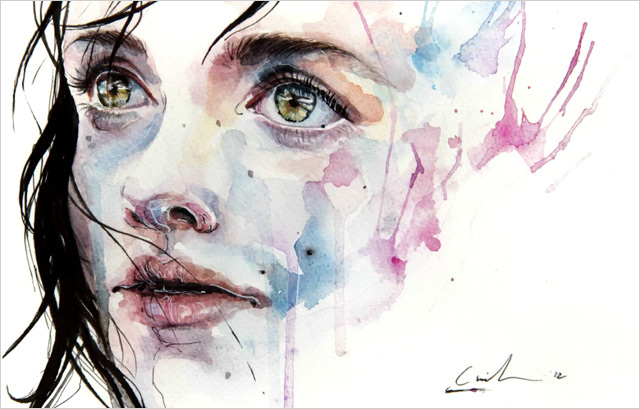 640x409 A Stunning Watercolor Speed Painting By Agnes Cecile Colossal