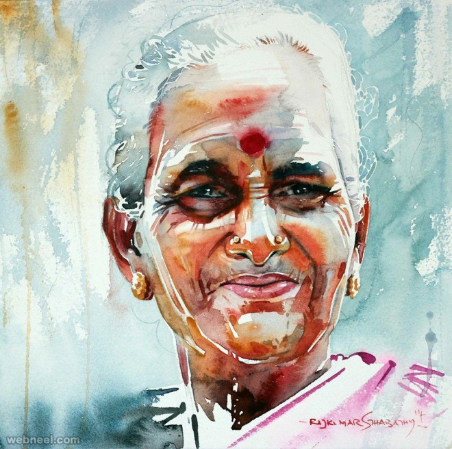660x655 Watercolor Painting By Rajkumar Sthabathy 1