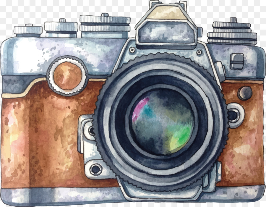 900x700 Camera Photography Watercolor Painting Drawing