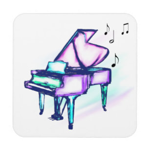 307x307 Grand Piano Drink Amp Beverage Coasters