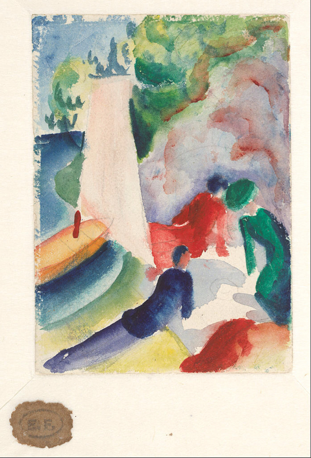 612x900 Artwork By August Macke