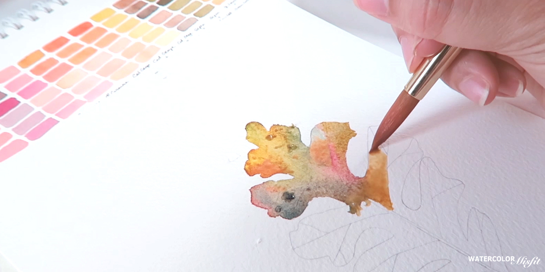 1100x550 How To Paint A Whimsical Autumn Leaf