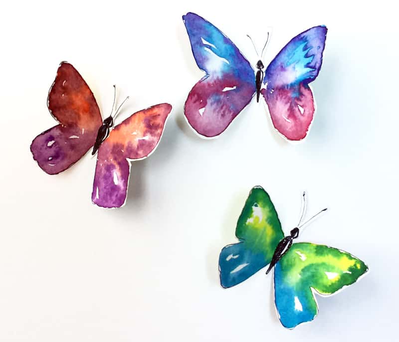 800x686 How To Watercolor Paint A Butterfly Pretty Prudent