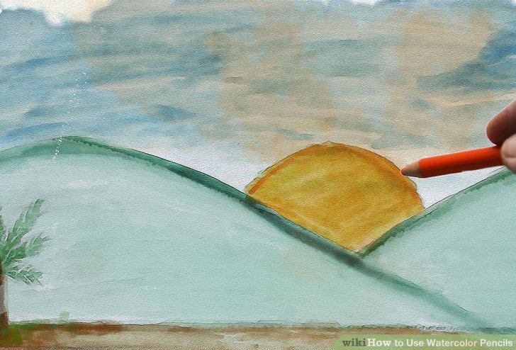 728x494 The Best Way To Use Watercolor Pencils