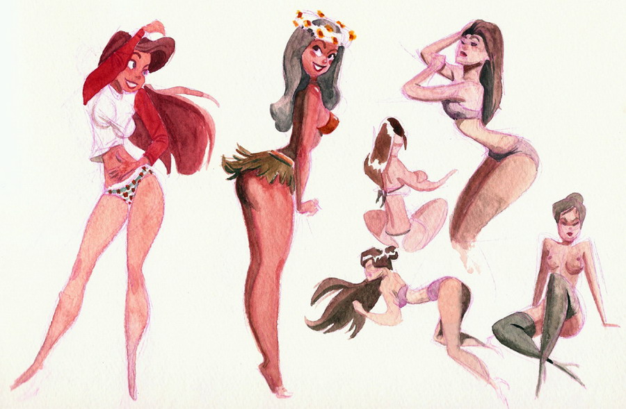 900x589 Craig Harris Pin Up And Cartoon Girls Art Vintage And Modern