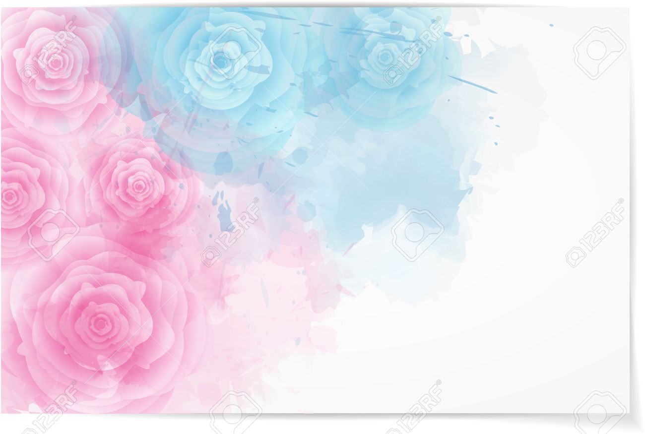 1300x875 Pink And Blue Watercolor Background
