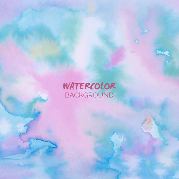 626x626 Watercolor Background In Pink And Blue Vector Free Download