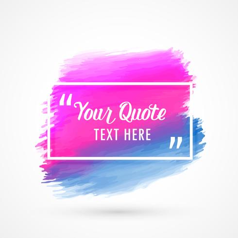490x490 Pink And Blue Watercolor Stain With Space For Your Text Or Quota