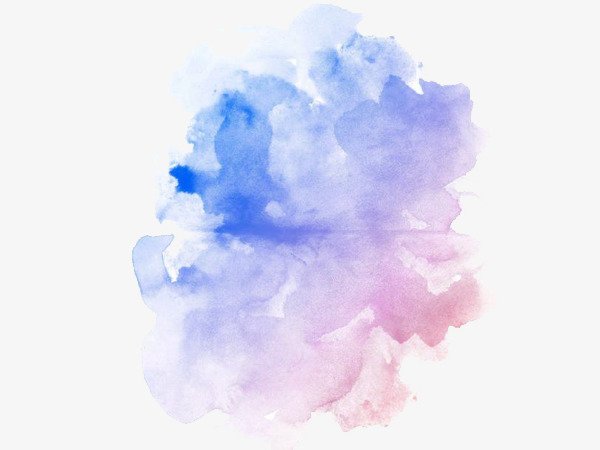 600x450 Blue Watercolor, Watercolor Clipart, Blue, Pink Png Image And