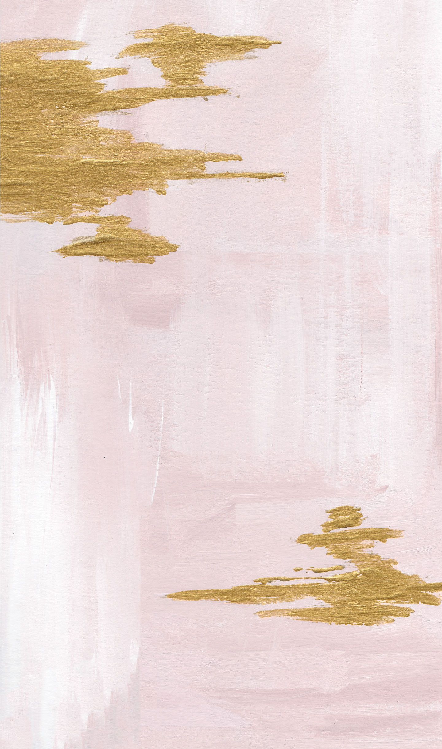 1440x2442 Pink Blush Gold Watercolour Paint Brush Stroke Abstract Iphone