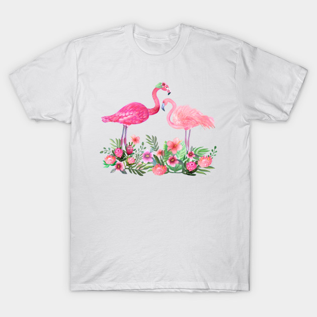 630x630 Pink Flamingo Watercolor