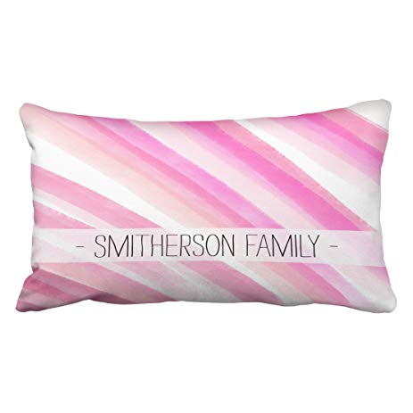 463x463 Emvency Decor Pillowcase Geometric Pastel Pink Ombre