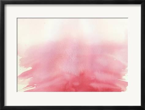 473x360 Pink Ombre Watercolor Background Prints By Holaholga