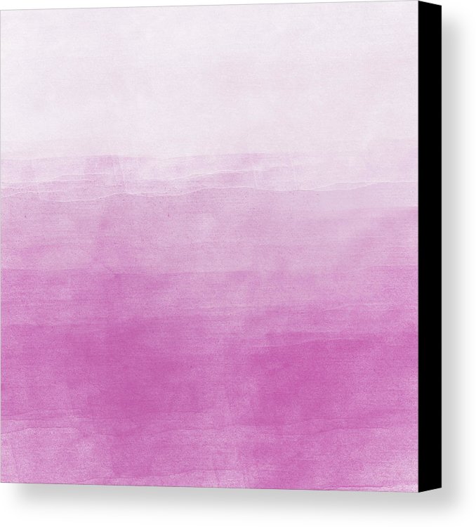 678x750 Pink Ombre Watercolor Canvas Print Canvas Art By P S