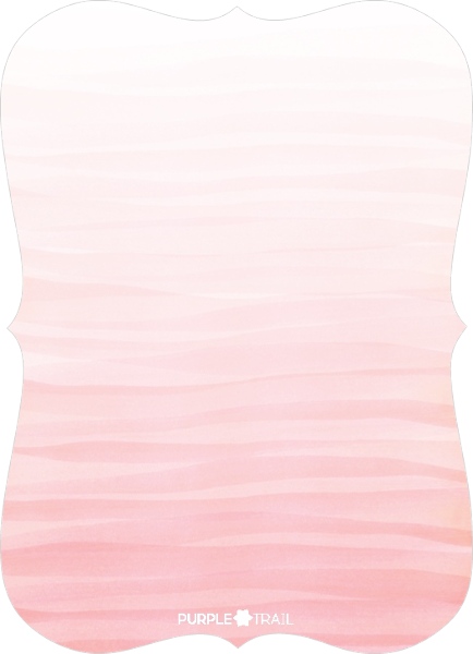 434x600 Pink Ombre Watercolor Wedding Invitation Wedding Invitations