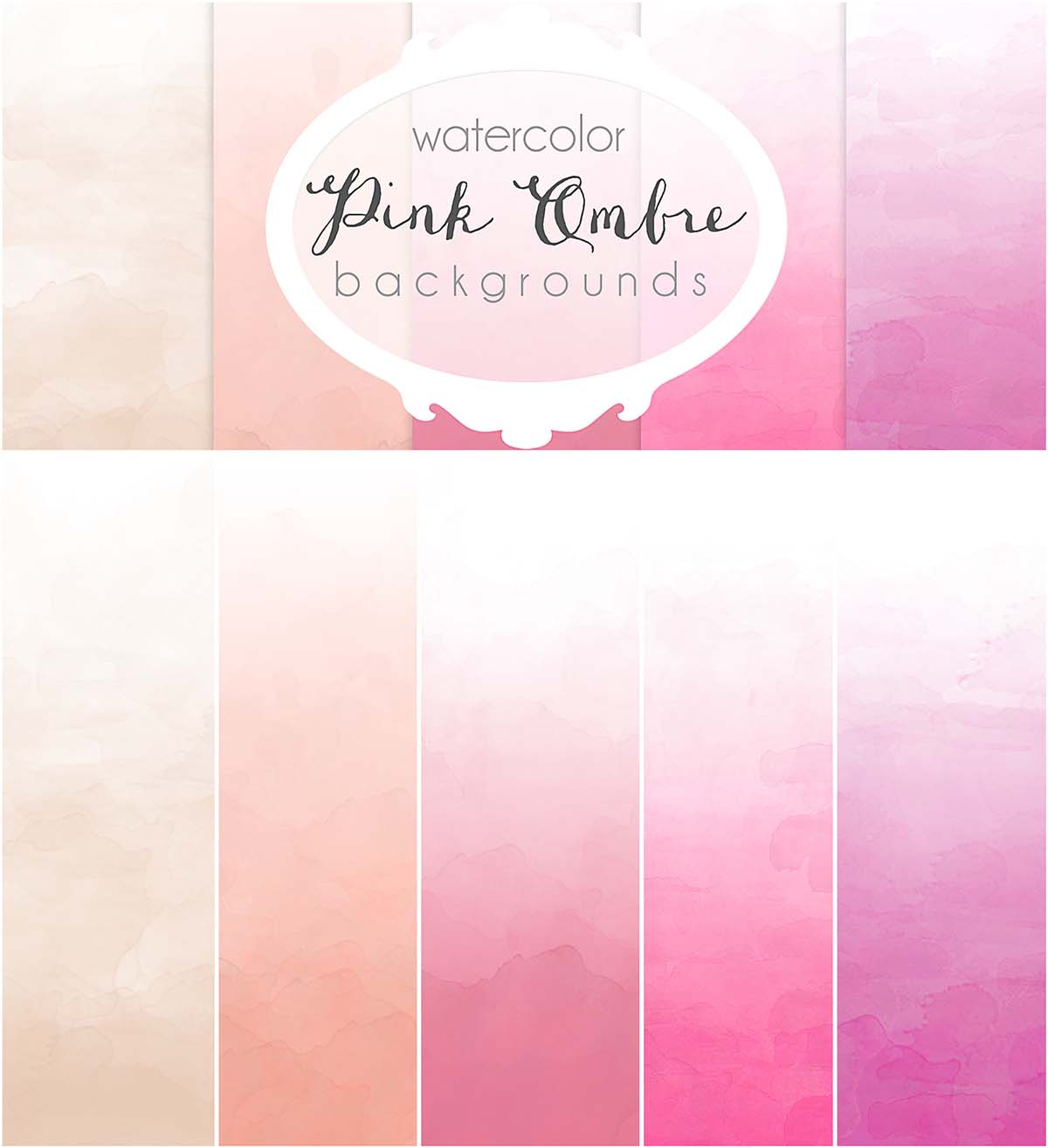 1200x1314 Pink Ombre Watercolor Pattern Free Download