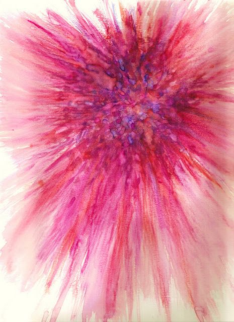 Pink Watercolor Art
