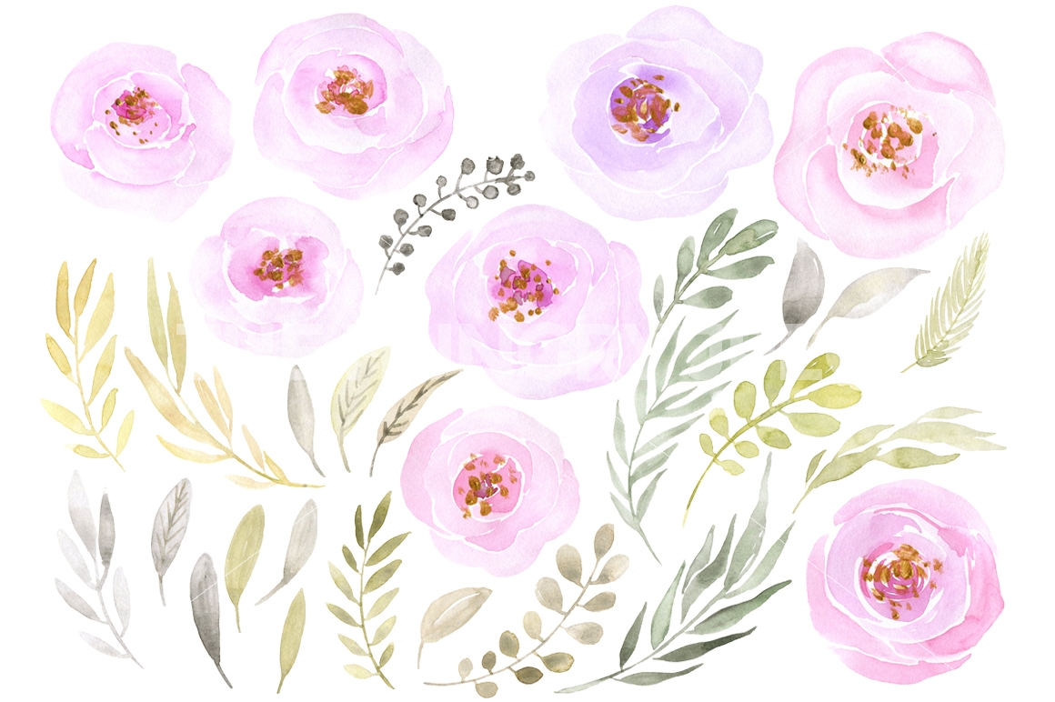 1160x772 Watercolor Light Pink Png Flowers By Watercolorflowers