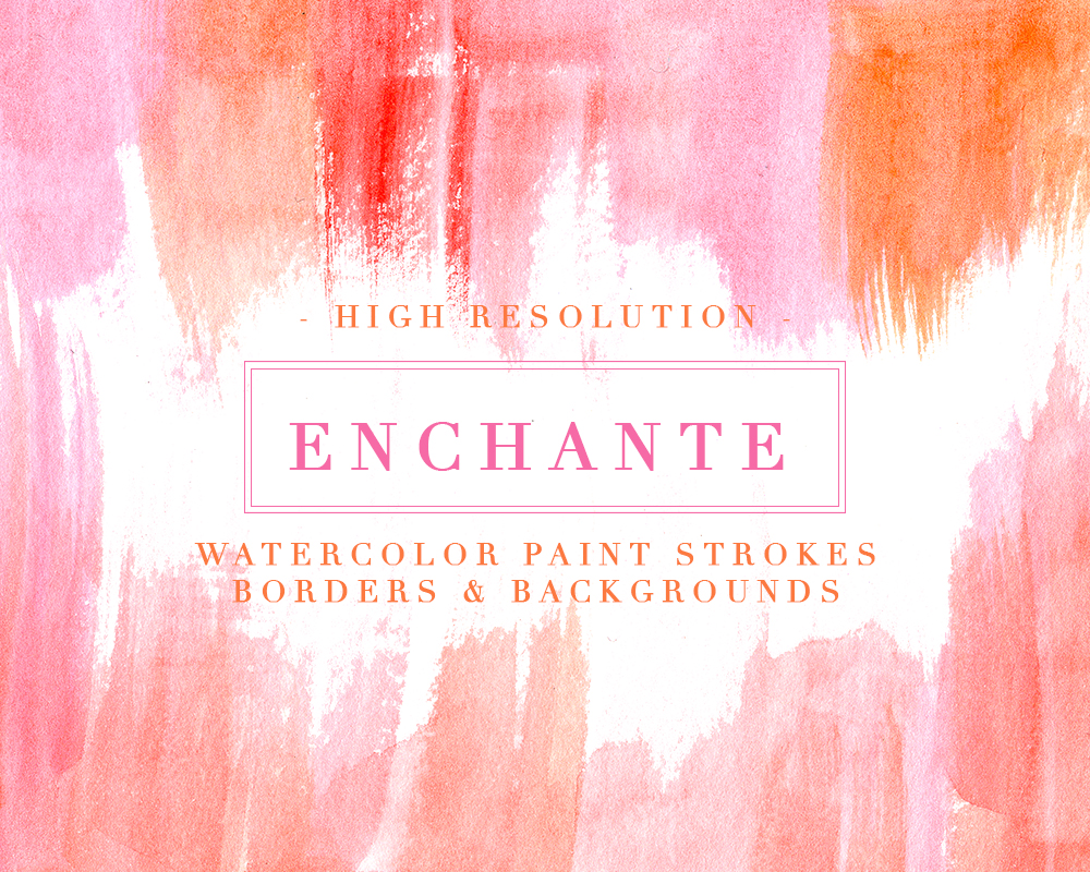 1000x800 Enchante Watercolor Paint Strokes Splash Clipart Background, 5x7