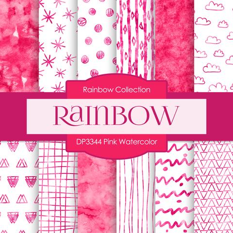 480x480 Pink Watercolor Digital Paper Dp3344 Digital Paper Shop