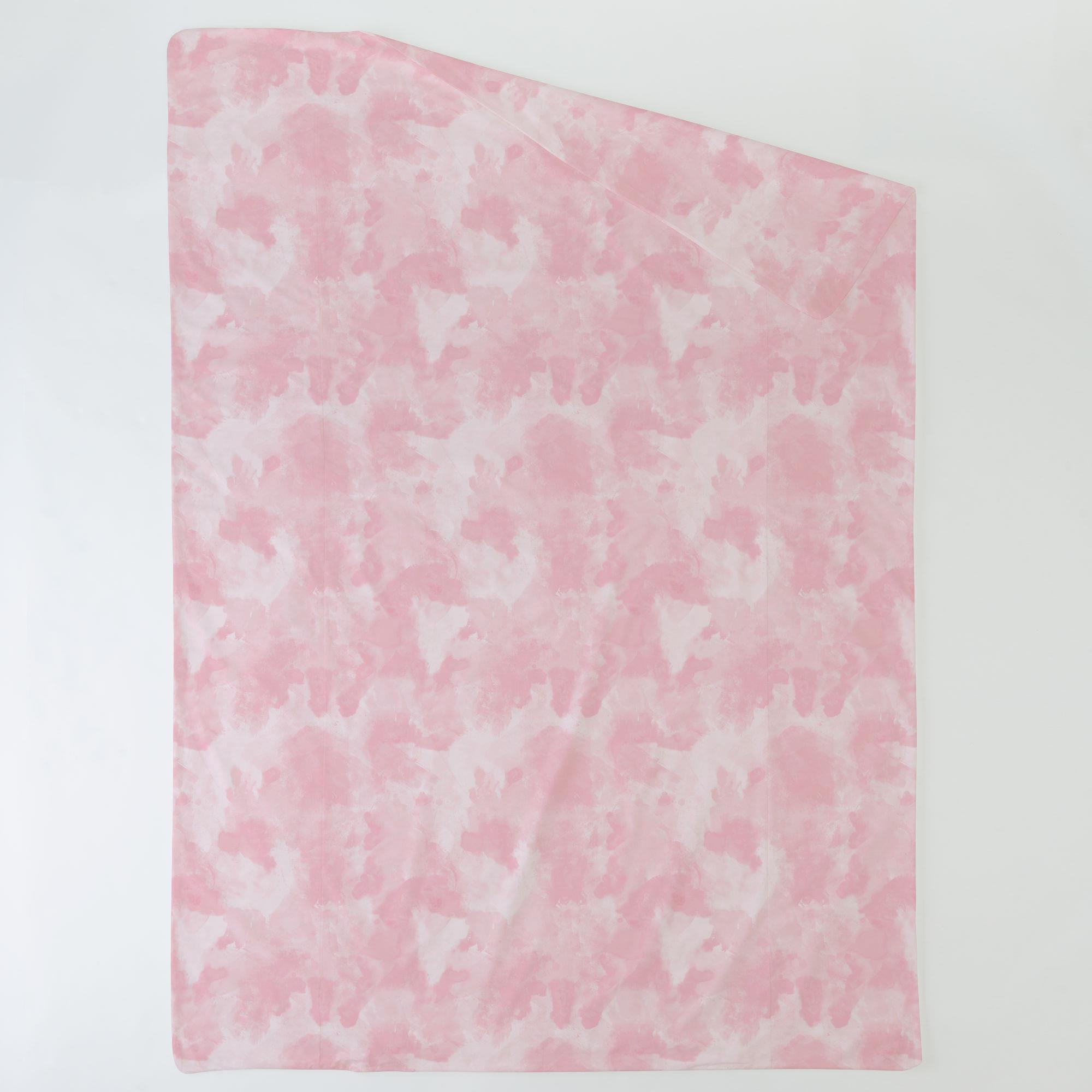 2000x2000 Pink Watercolor Duvet Cover Carousel Designs