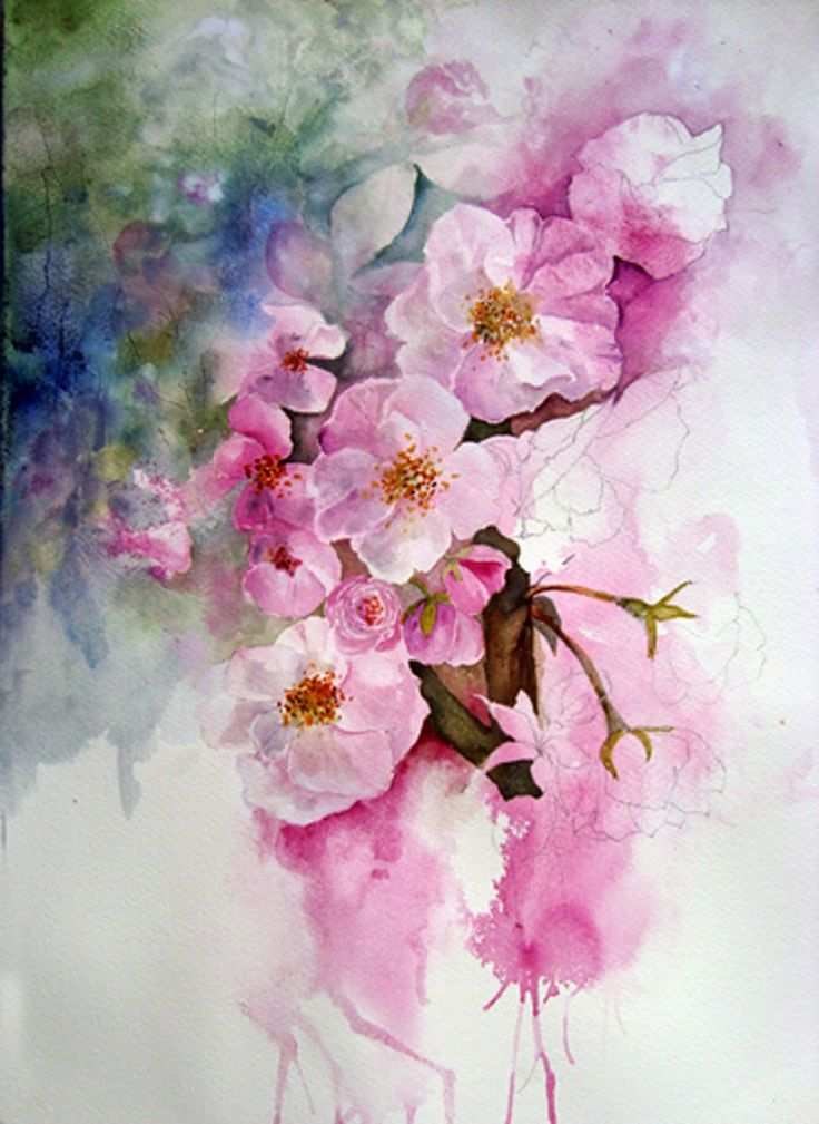 736x1009 Watercolor Painting Flowers Best Of Best 1232 Watercolor Images On