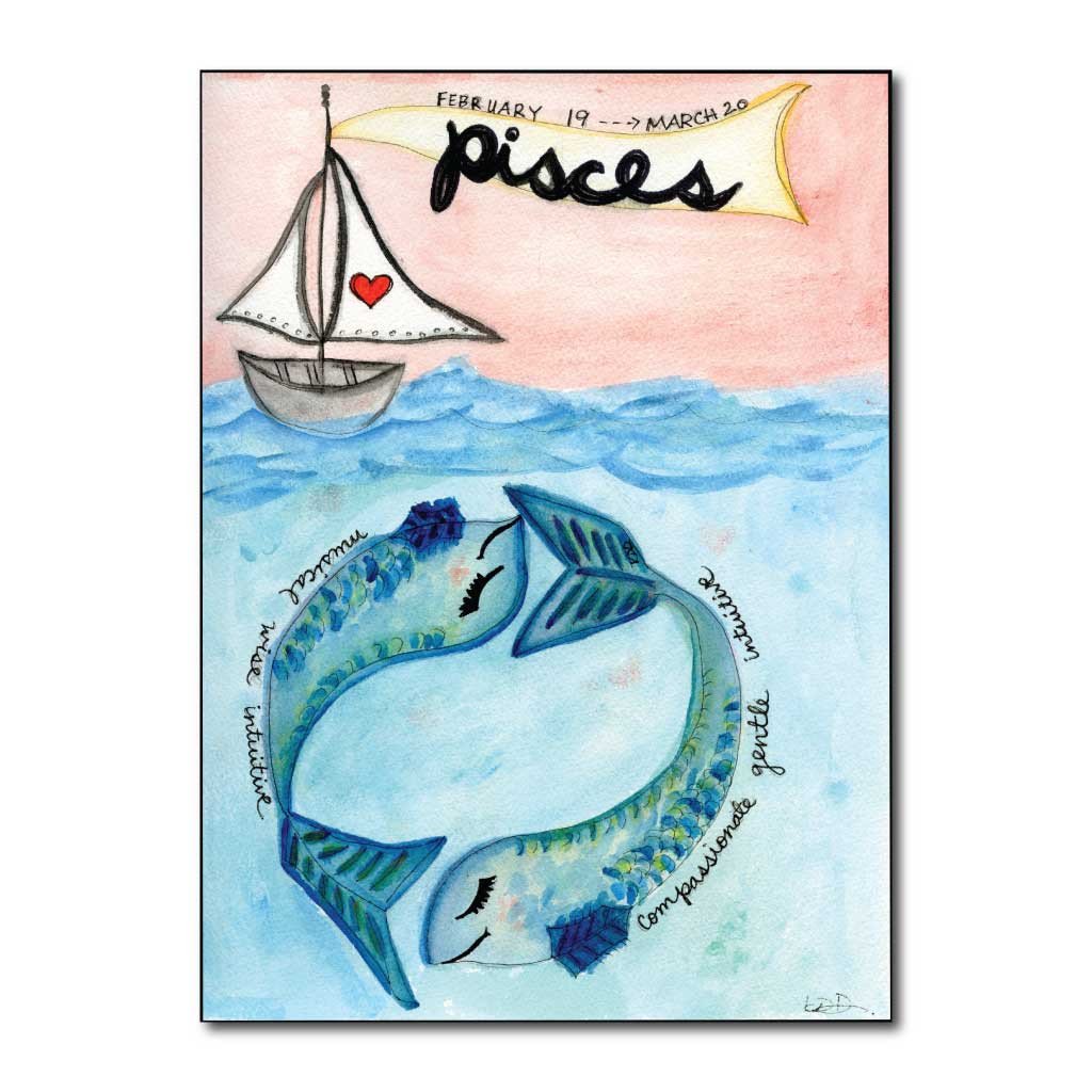 Pisces Watercolor