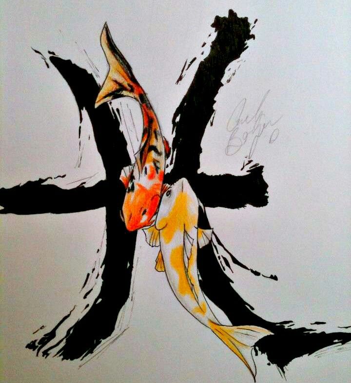 720x785 Pisces Watercolor Tattoos I Like Pisces, Tattoo