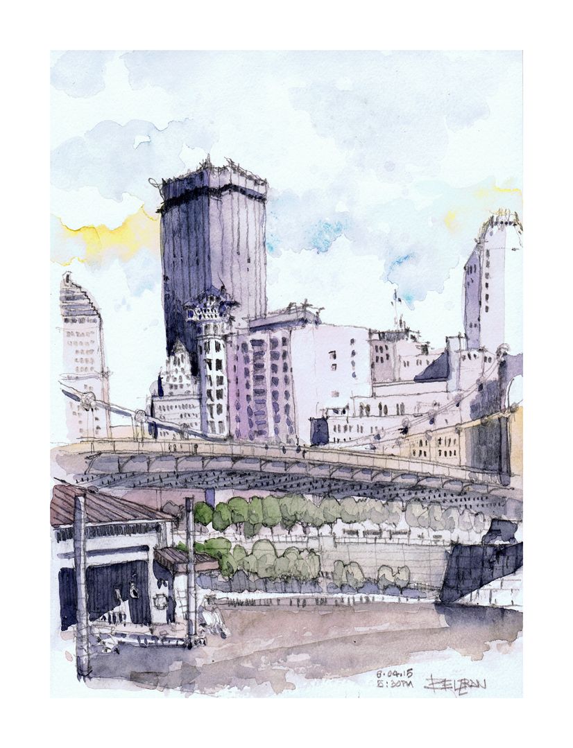 Pittsburgh Watercolor