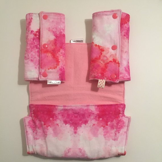 570x570 Lillebaby Suck Pads And Bib Topper Pixel Watercolor Feminine Etsy