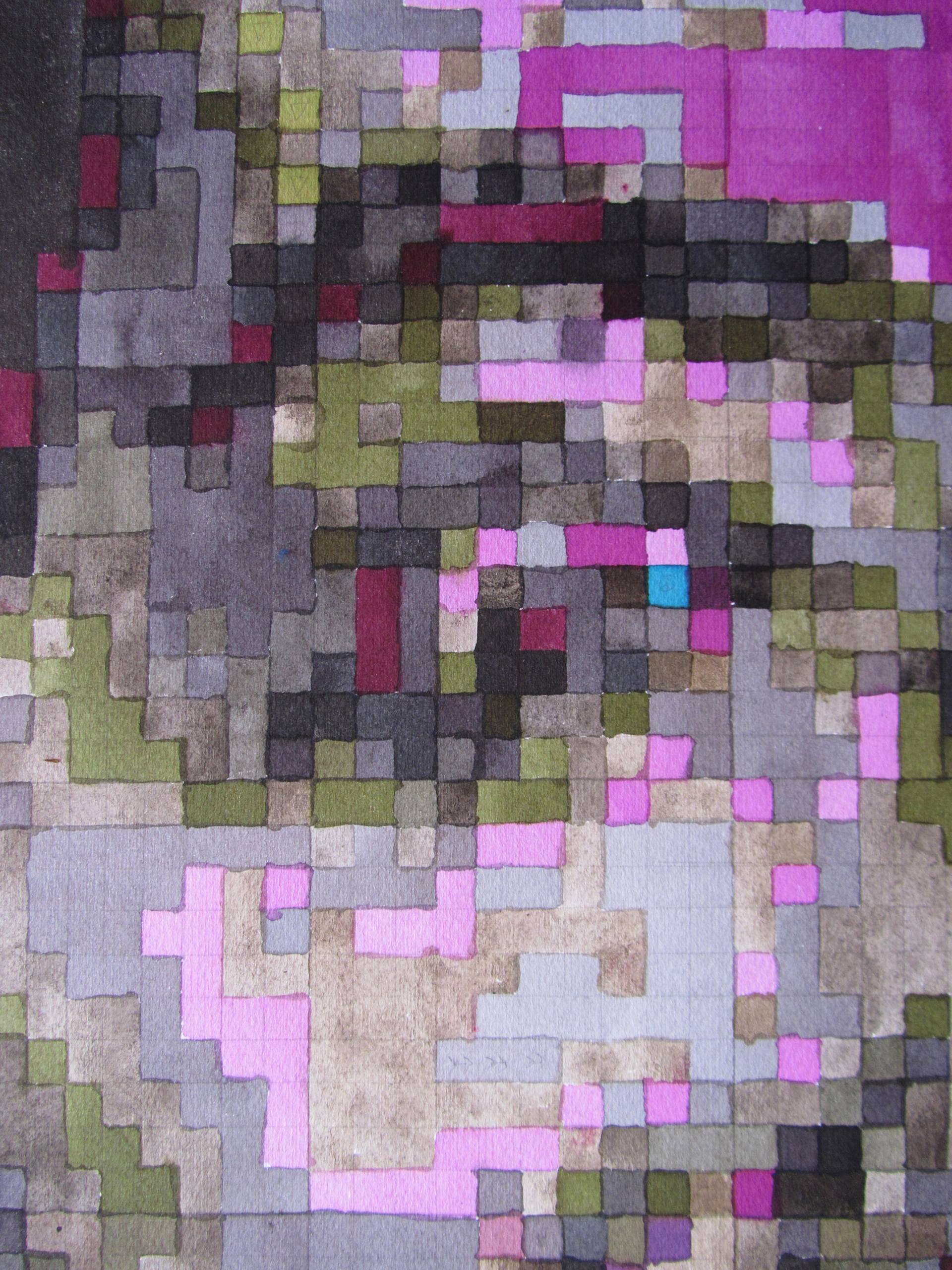 1920x2560 On Pixel (Watercolor) Painting By Teresa Fieltrovitz