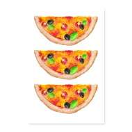 190x190 Pizza Handpainted Watercolor Vegan By Startnowortomorrow