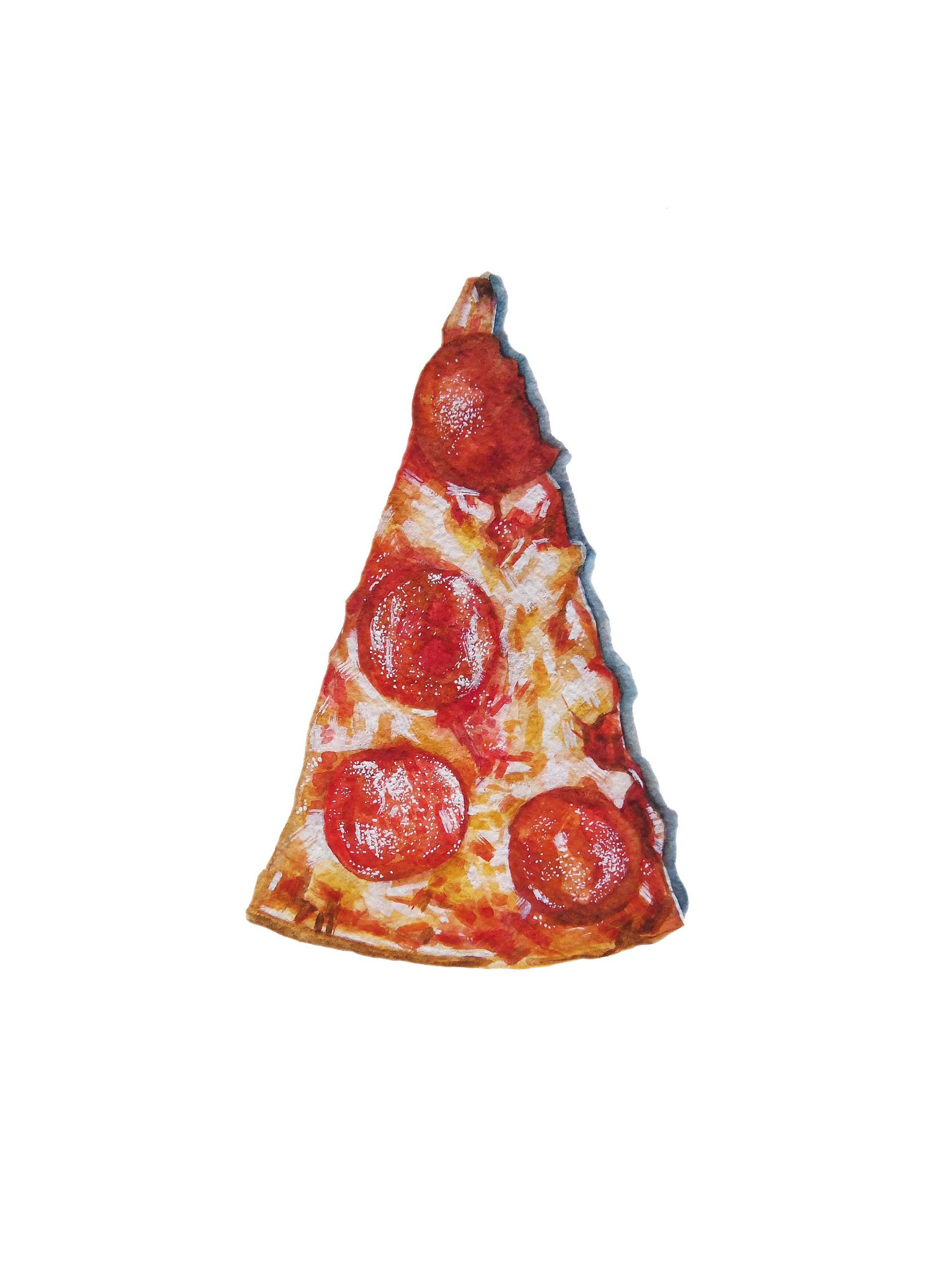 2182x3000 Pizza Watercolor 8x11 Printable Instant Download Food Etsy