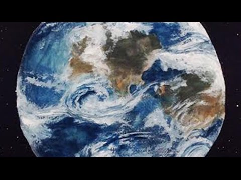 480x360 Speed Painting Planet Earth Watercolor