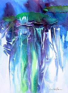 221x300 Watercolor Amp Plastic Wrap I Was Just Thinking