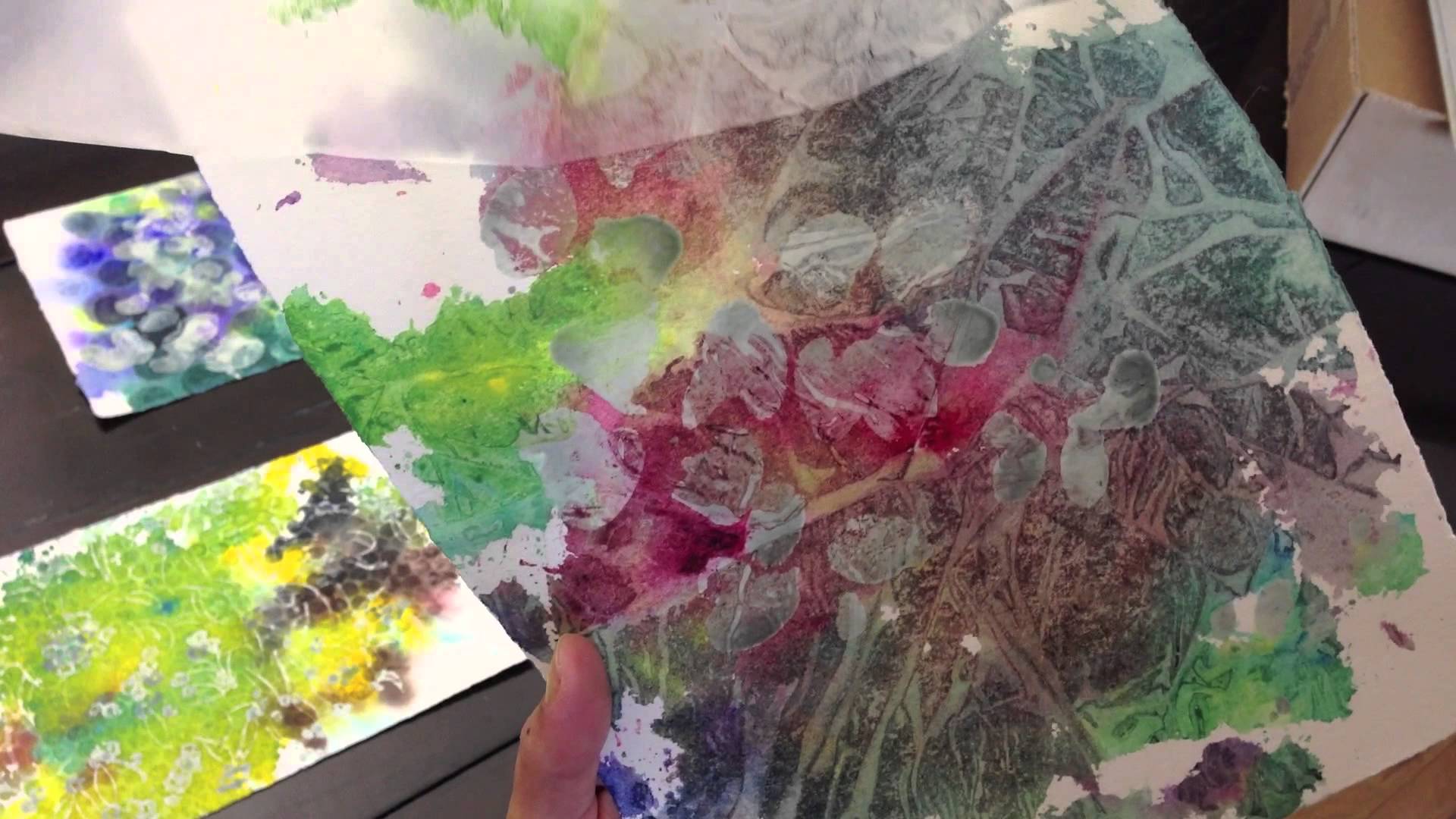 1920x1080 How To Plastic Wrap Technique With Watercolor Painting