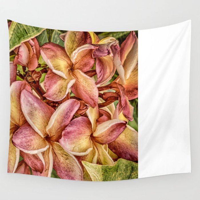 700x700 Plumeria Watercolor Wall Tapestry By Wallartphotos Society6