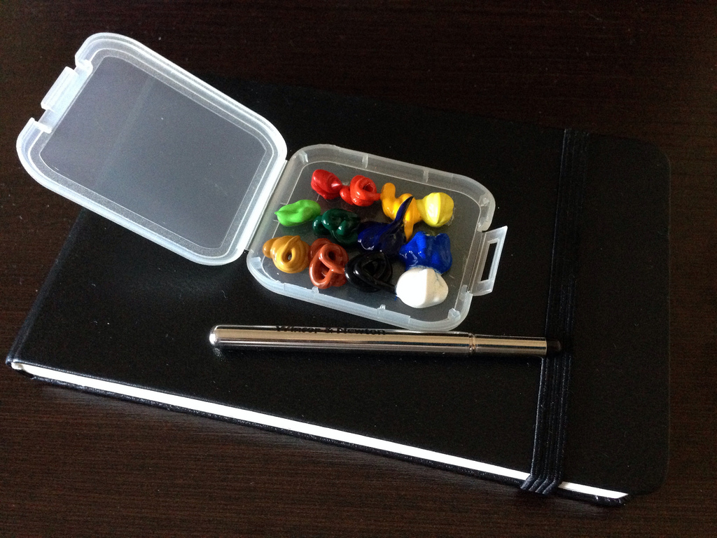 1024x768 Sd Really Pocket Watercolor Travel Kit. Fabricio Peruzzo