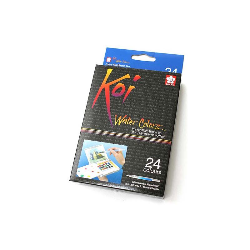 800x800 Sakura Koi Watercolor Pocket Field Sketch Box