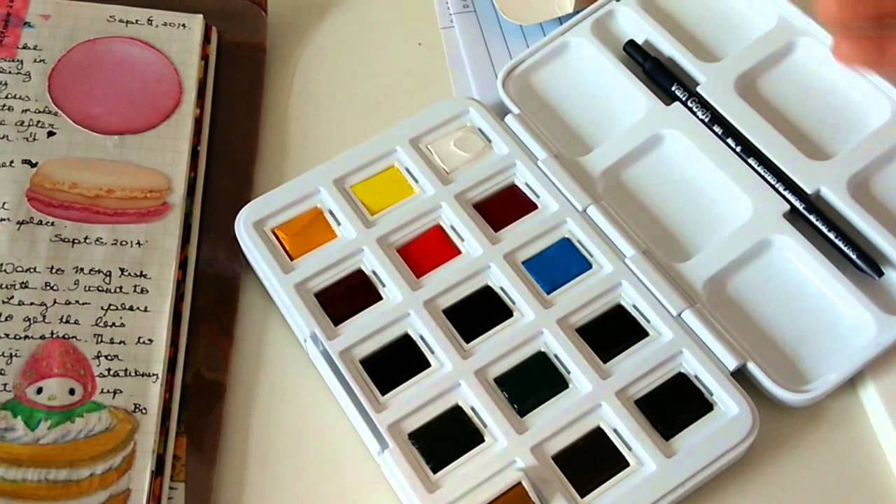 1280x720 Van Gogh Watercolor Pocket Box ~ 1st Impression