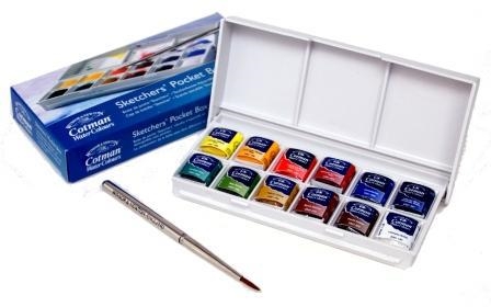448x280 Watercolor Cotman Sketchers Pocket Box Scrapsnpieces