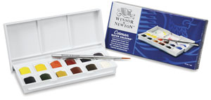 300x142 Winsor Amp Newton Cotman Watercolor Pan Sets