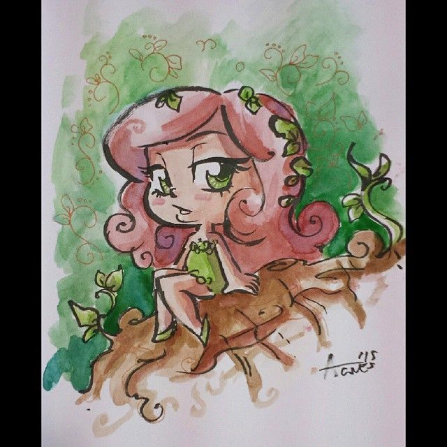 640x640 Watercolor By Agnes Garbowska Poison Ivy Poison