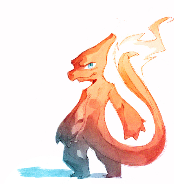 600x631 Watercolor Pokemon! On Behance