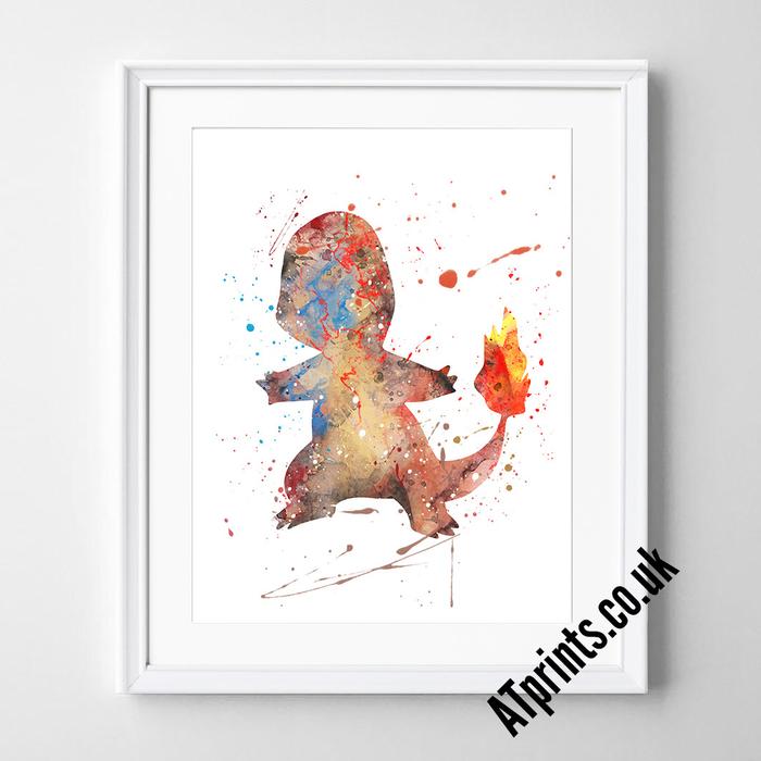 700x700 Pokemon Watercolour Art Print