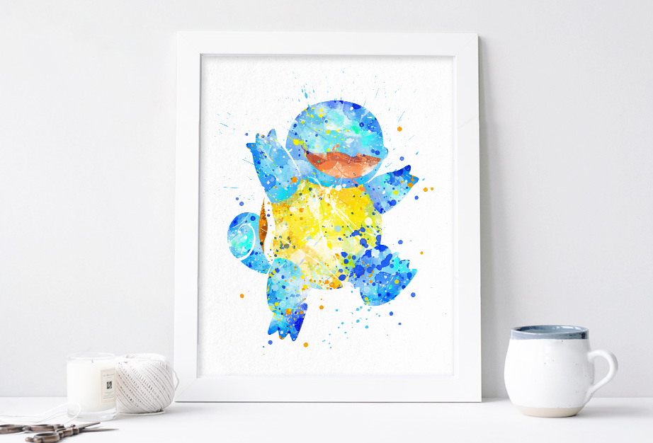 922x626 Pokemon Squirtle Poster