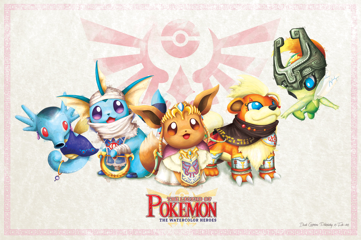 1181x787 Watercolor Amp Zelda Nikkisee